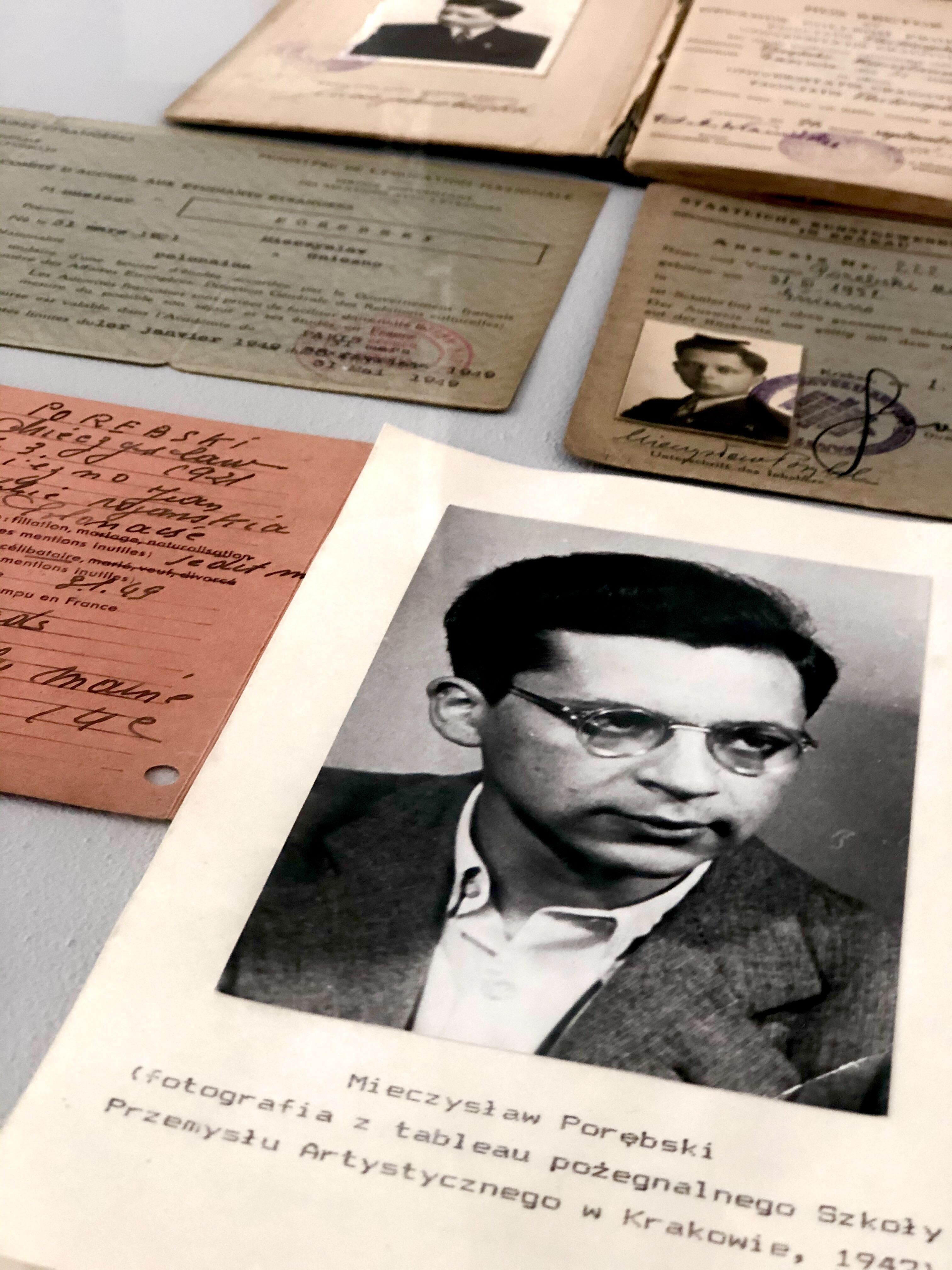 Prywatne memorabilia Mieczysława Porębskiego, fot. Dział Promocji, MOCAK