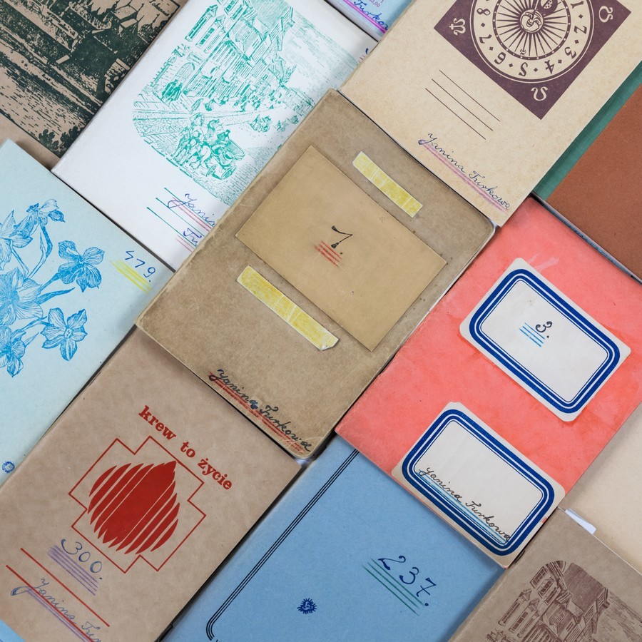 Janina Turek's //Diaries//, 1943–2000, MOCAK Collection, photo: R. Sosin