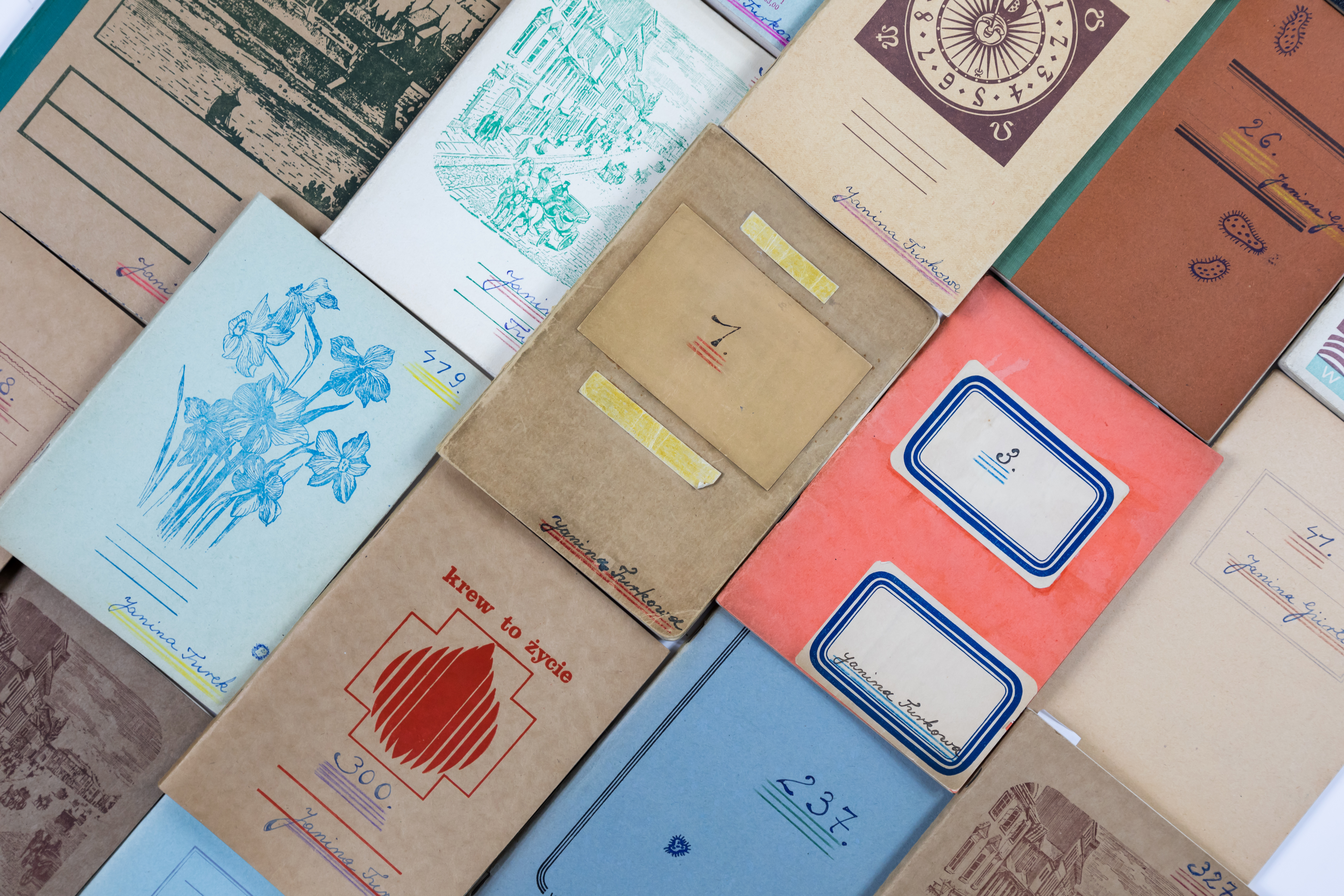 Janina Turek's //Diaries//, 1943–2000, MOCAK Collection, photo: R. Sosin