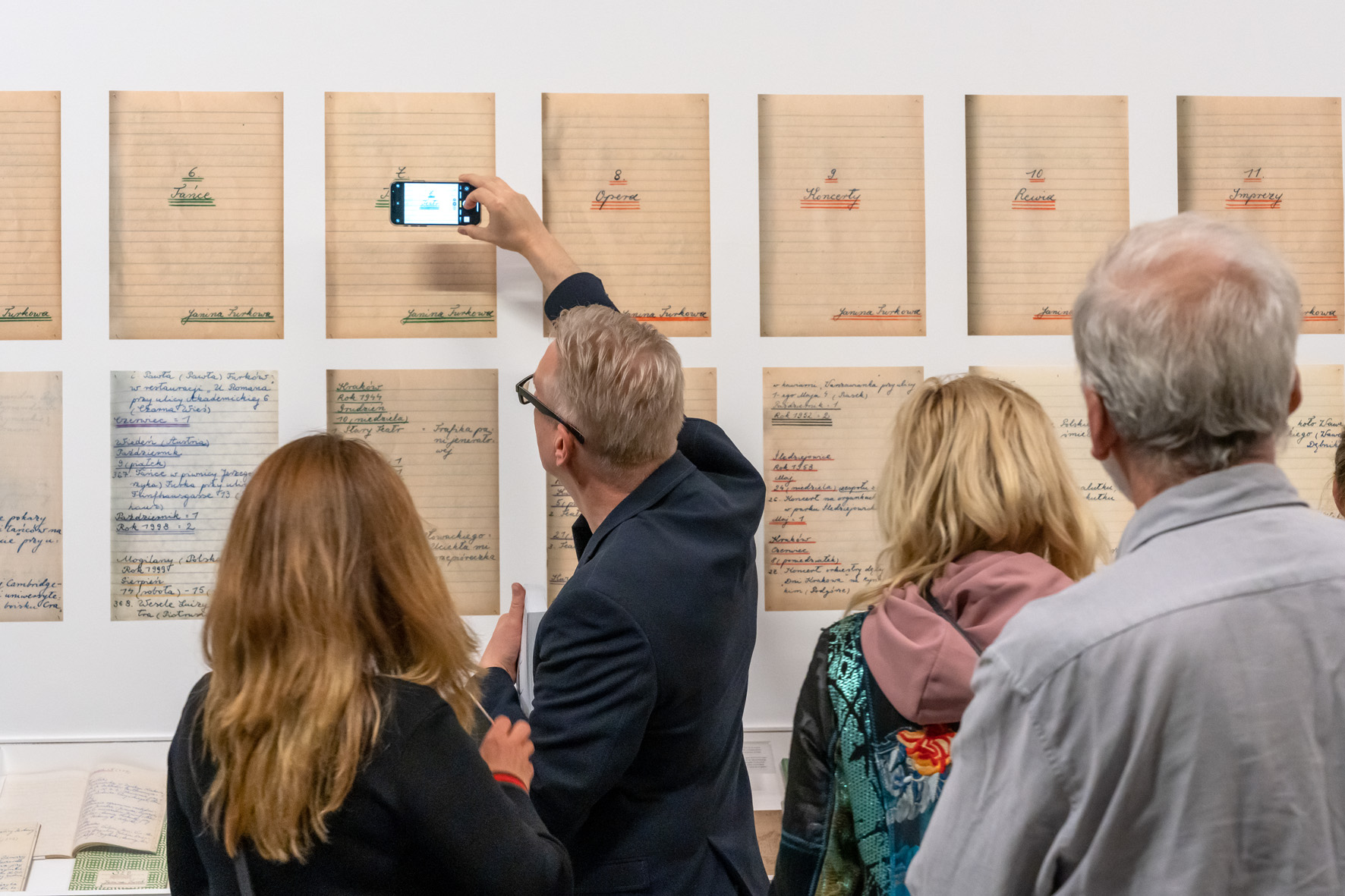 Janina Turek exhibition //Life Recorded in 745 Notebooks//, photo: R. Sosin