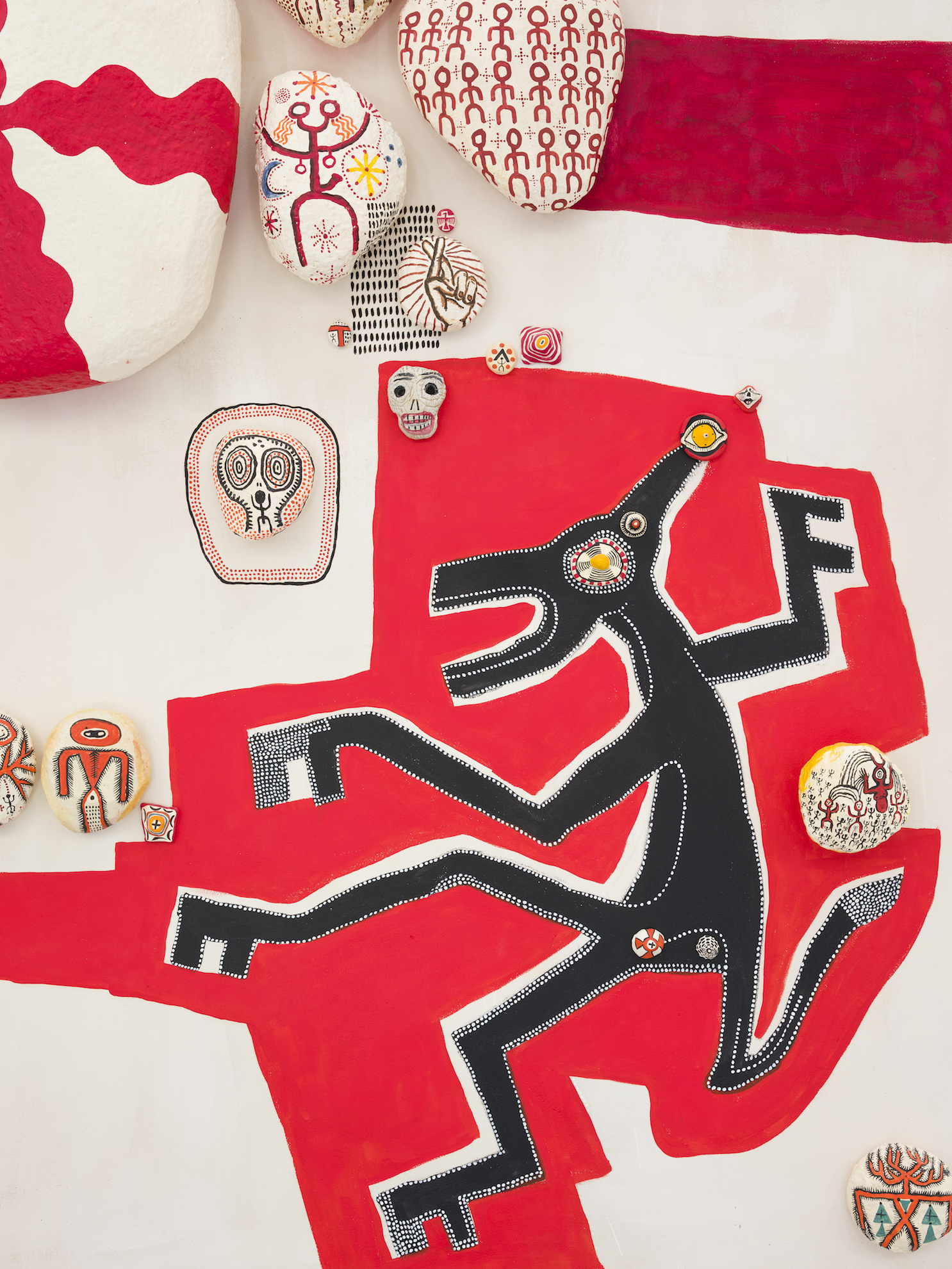Jakub Julian Ziółkowski, //Logos//, 2021, olej, technika mieszana / płótno, 210 × 160 × 23 cm, courtesy J. J. Ziółkowski, fot. M. Torbus
