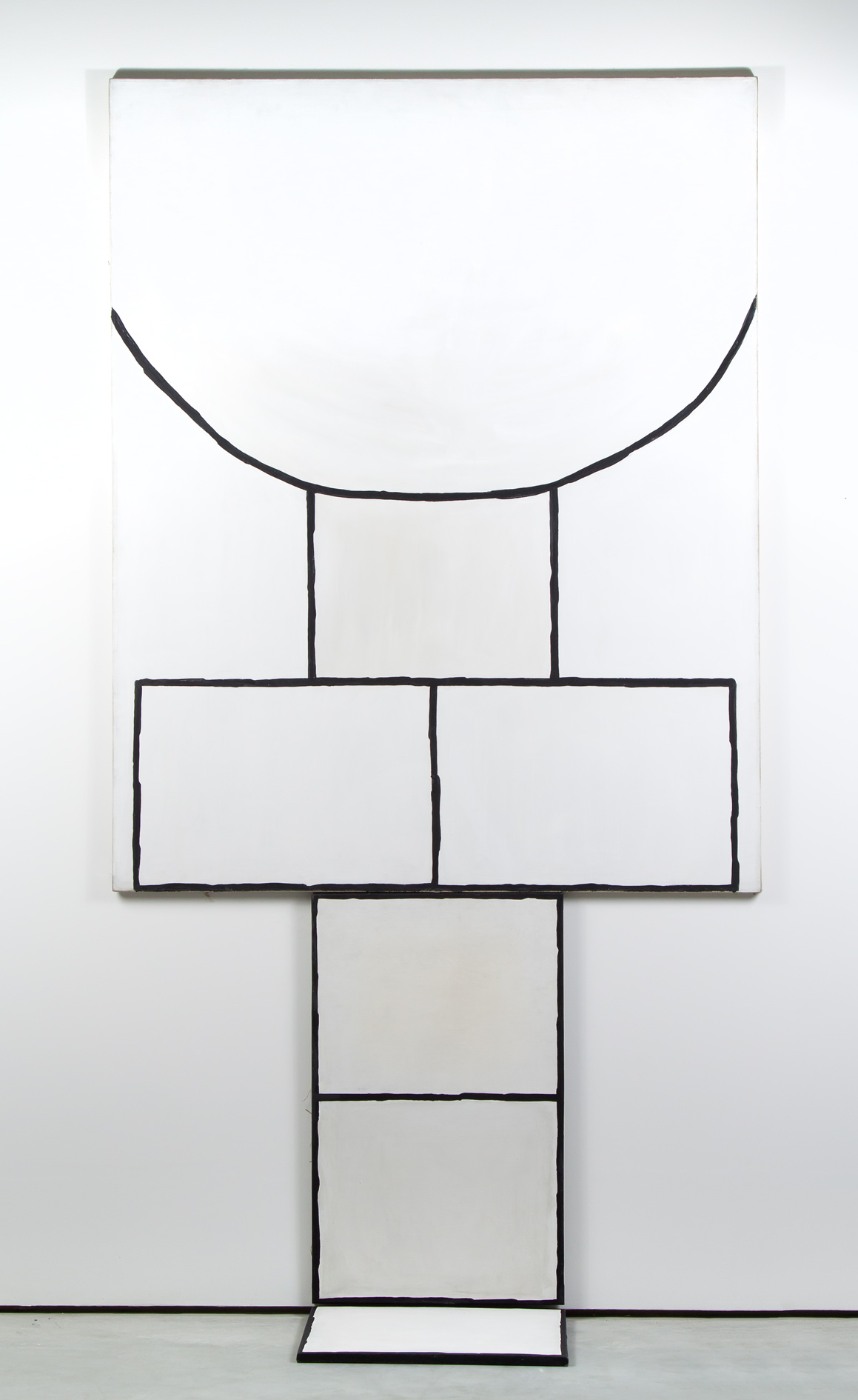 Maria Stangret, //Gra w klasy//, 1970, akryl / płótno, 200 × 150 cm, 100 × 58,5 cm, 50 × 58,5 cm, Kolekcja MOCAK-u, fot. R. Sosin