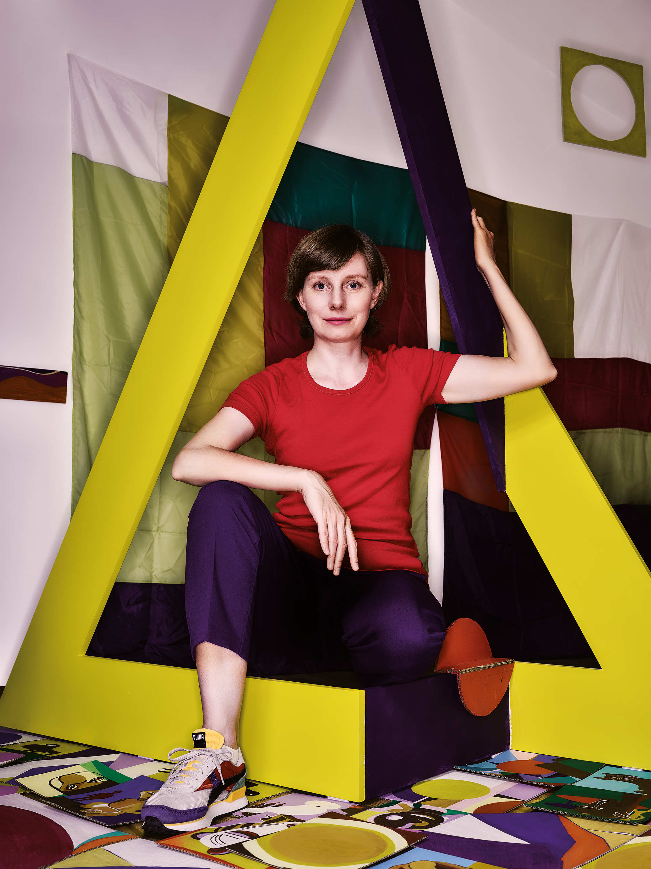 Kinga Nowak, z cyklu //Sztuka to ja//, fot. Krzysztof Marchlak, courtesy K. Marchlak