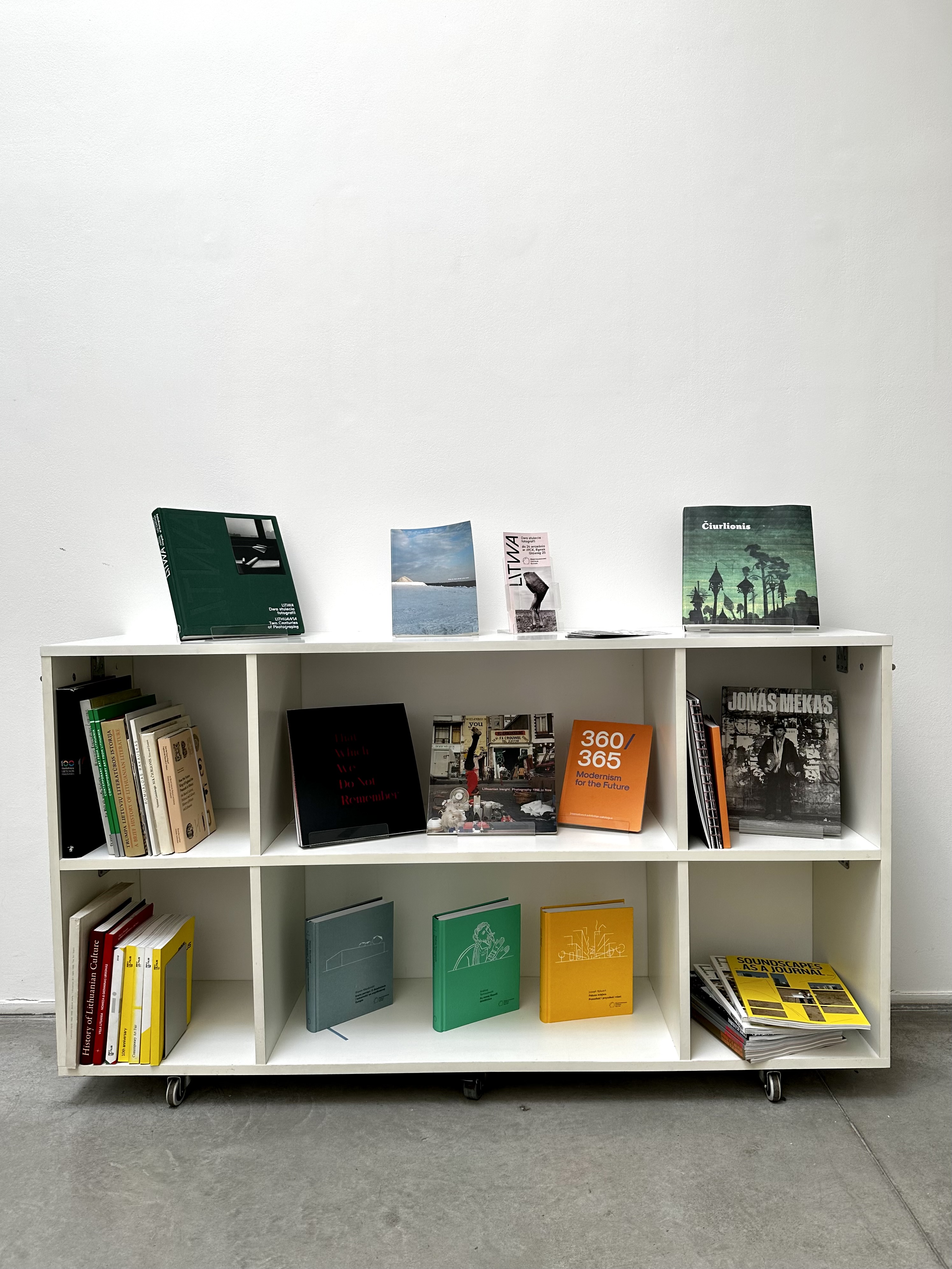 //Półka litewska// w Bibliotece MOCAK-u, fot. Dział Promocji, MOCAK