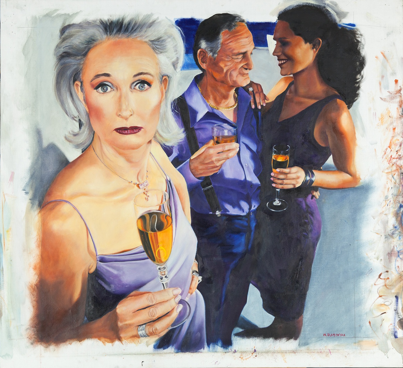 Małgorzata Blamowska, untitled, oil / canvas, 2007, MOCAK Collection