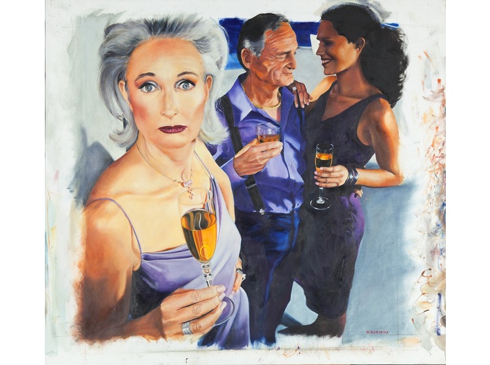 Małgorzata Blamowska, untitled, oil / canvas, 2007, MOCAK Collection