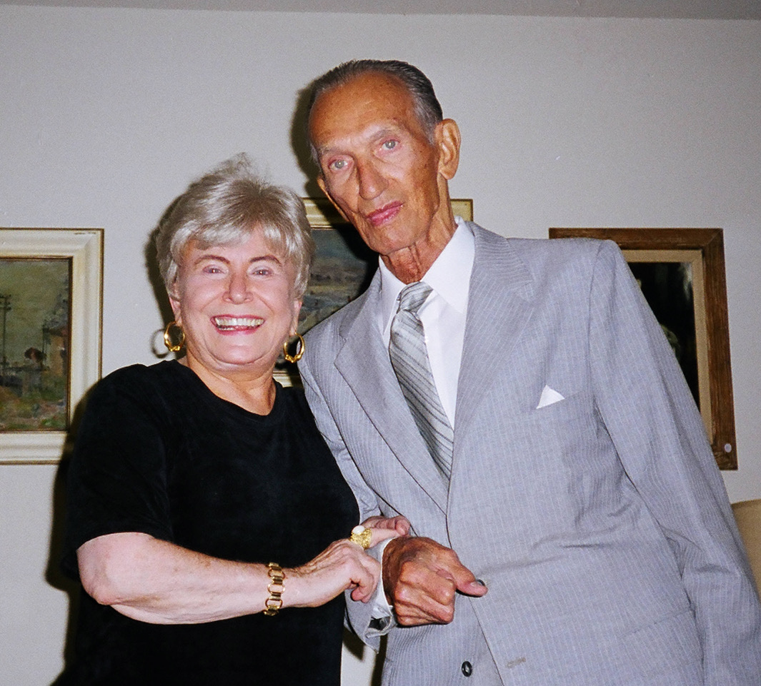 Kaya Mirecka-Ploss i Jan Karski, 1996, fot. Anna VanMatre