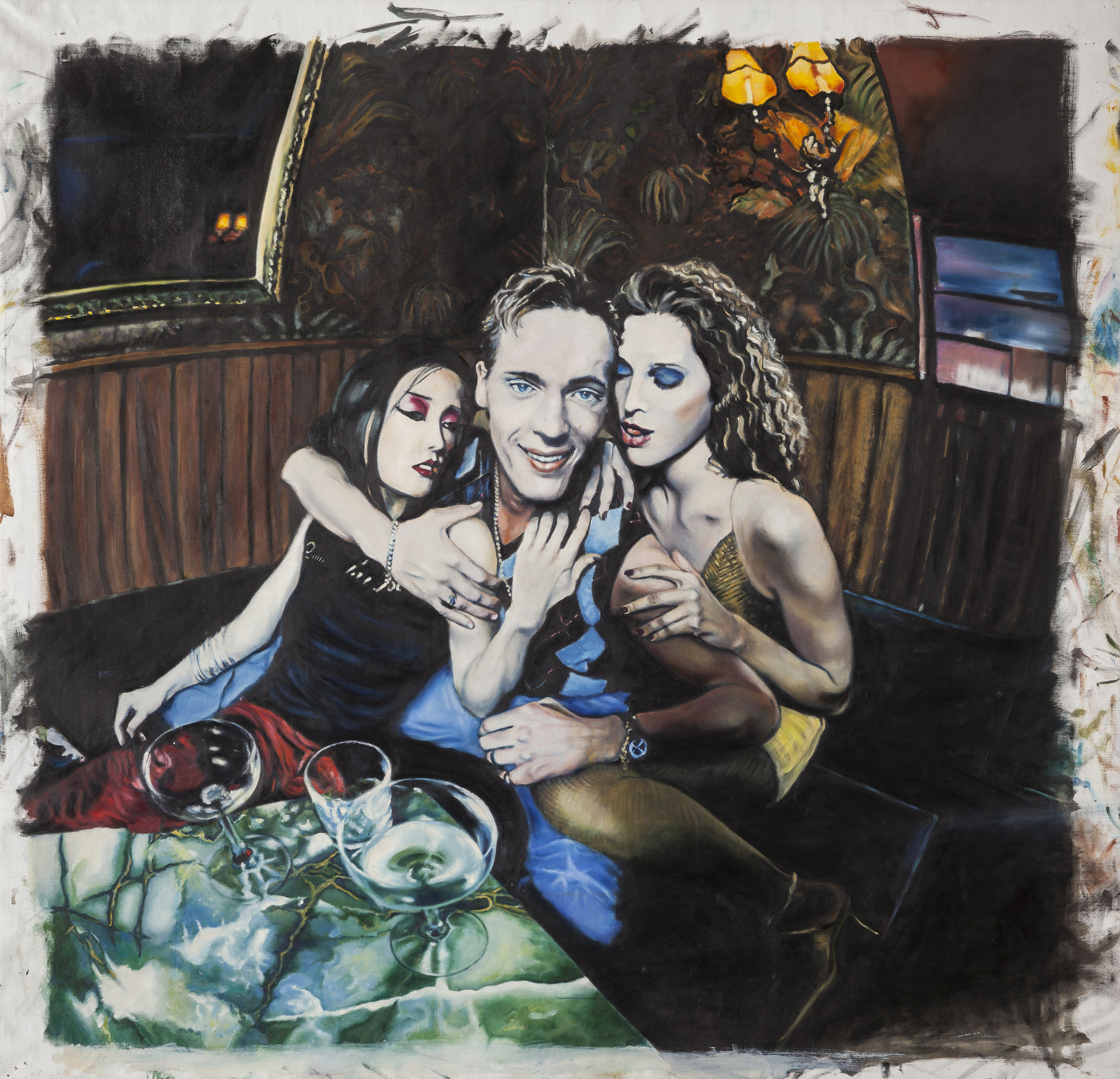 Małgorzata Blamowska, bez tytułu, 2015, olej / płótno, 131 × 135 cm, courtesy M. Blamowska