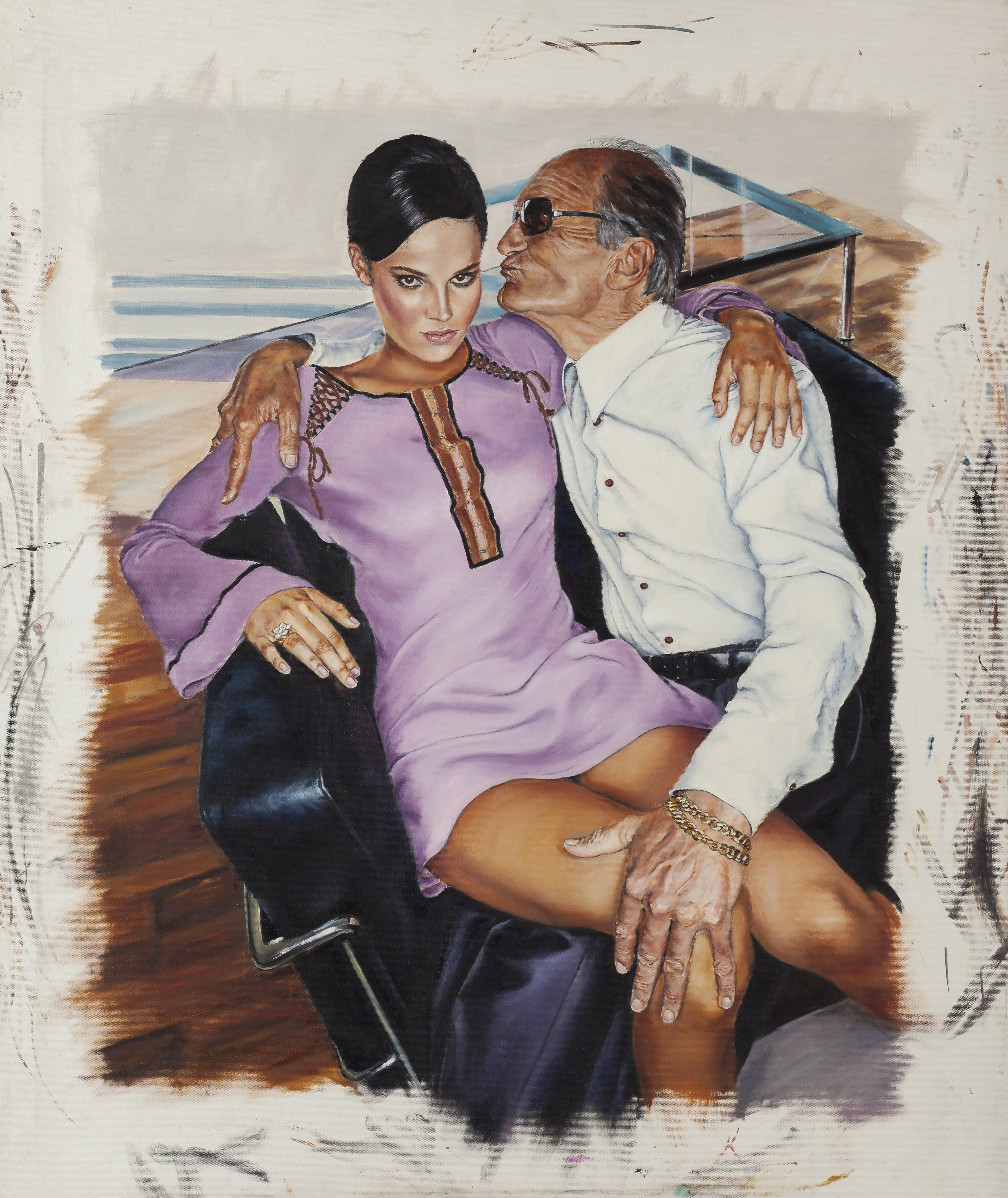 Małgorzata Blamowska, bez tytułu, 2020, olej / płótno, 125 × 106 cm, courtesy M. Blamowska