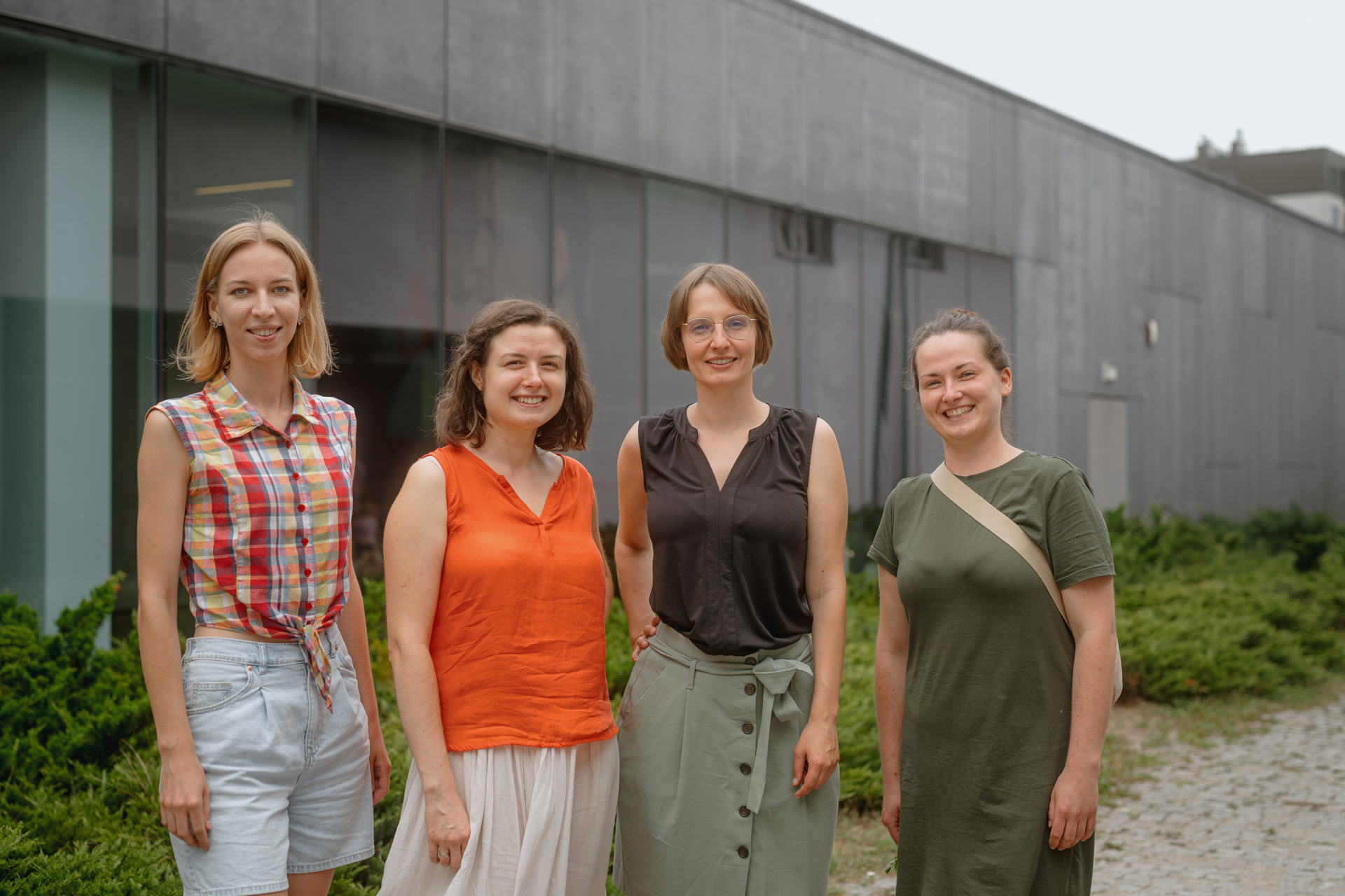 Od lewej: Katarzyna Homoncik, Anna Pyzik, Magdalena Mazik, Natalia Brajner. Fot. Klaudyna Schubert