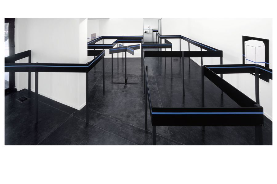 Edward Krasiński, //Labyrinth//, 1987, installation, various dimensions, MOCAK Collection, photo: Marek Gardulski