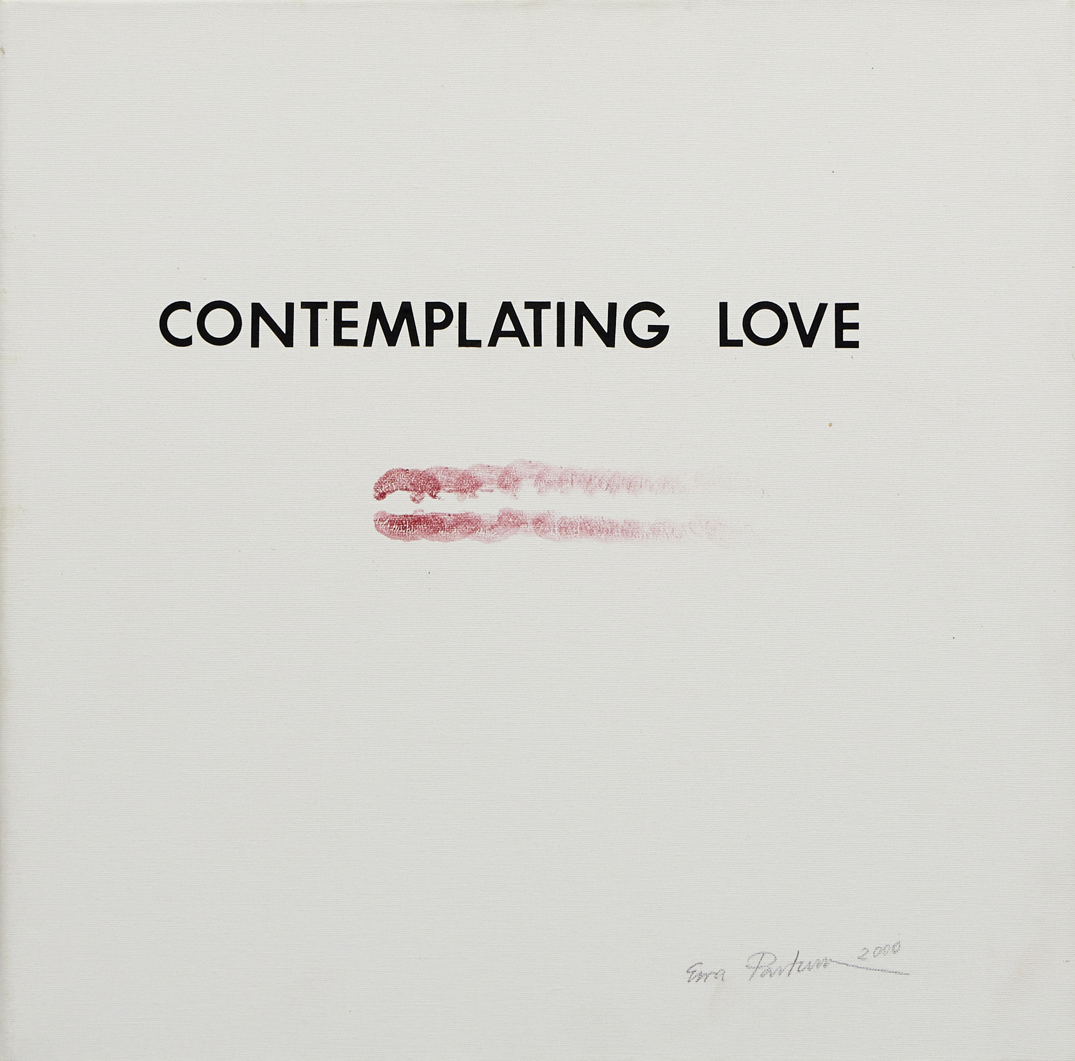 Ewa Partum, //Contemplating Love//, 2000, dzięki uprzejmości artystki