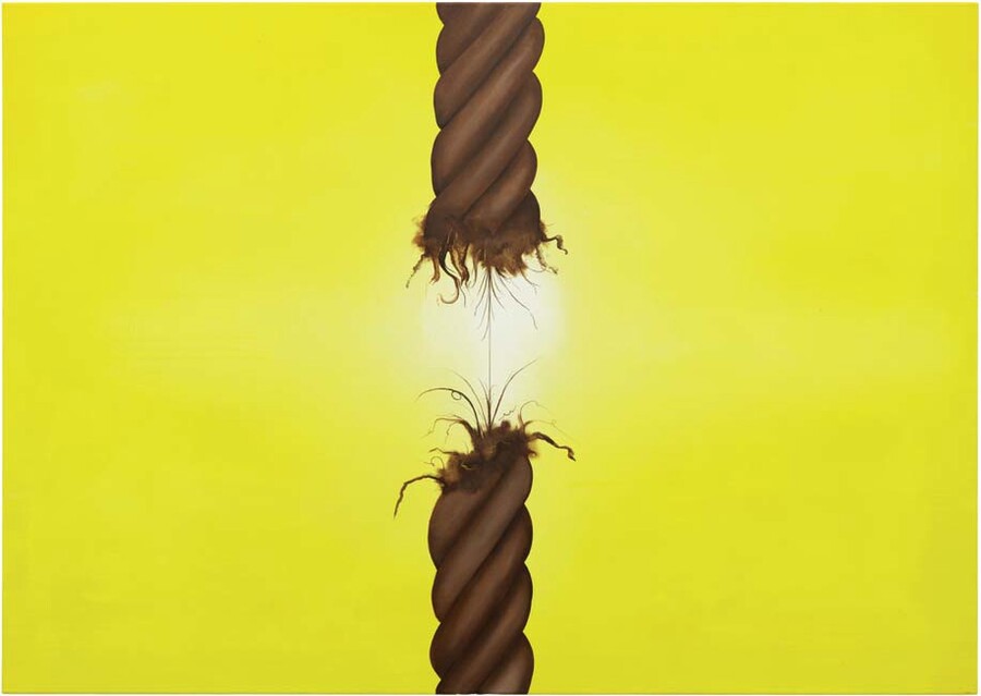 Tomasz Kręcicki, //Rope//, 2021, kolekcja Radosława Kotarskiego, Dzięki uprzejmości artysty i Galerii Stereo