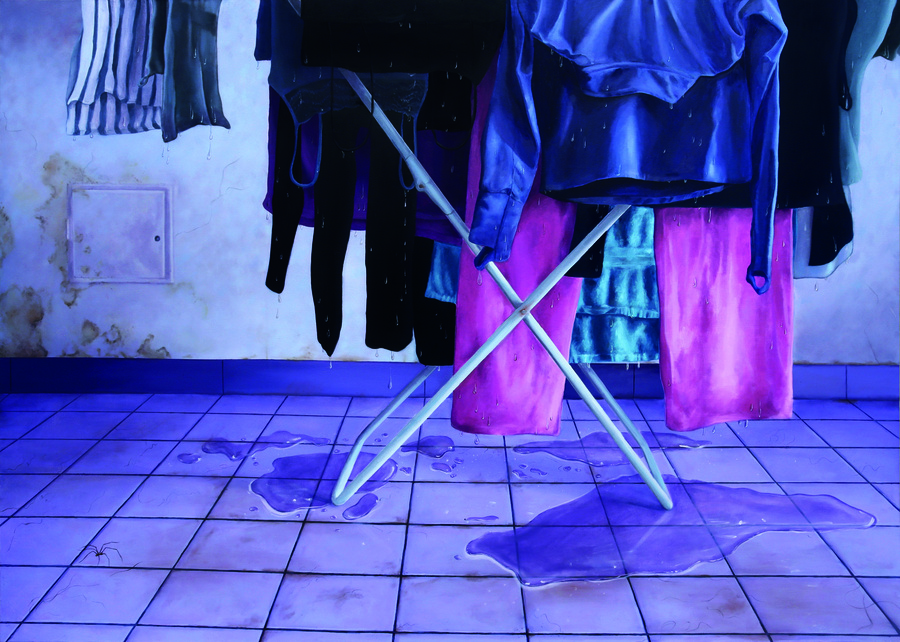 Julia Szymczykowska, //Kap, kap, kapiące ubrania//, 2025, kolekcja Radosława Kotarskiego