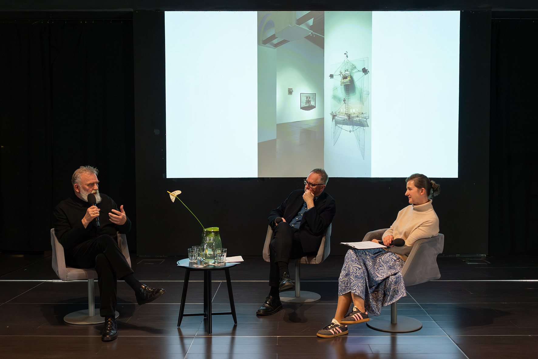 //Sztuka wyboru. Geneza kolekcji Andrzeja i Teresy Starmachów.// Rozmowa z kolekcjonerem. MOCAK, 11.12.2025, fot. Rafał Sosin