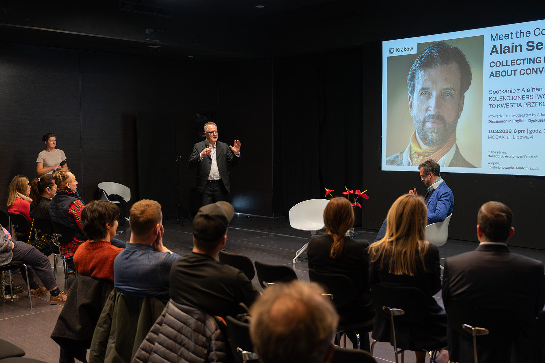 //Collecting Is About Conviction.//  Meet the Collector Alain Servais, MOCAK 12.3.2026, fot. Rafał Sosin