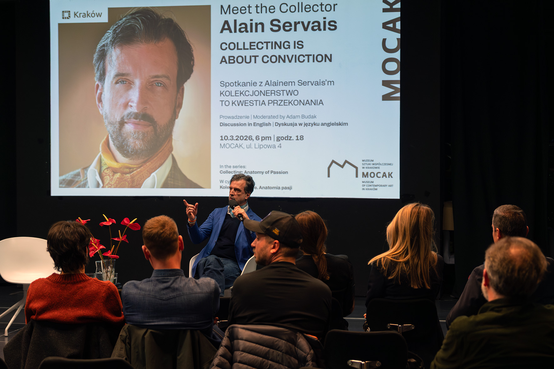 //Collecting Is About Conviction.//  Meet the Collector Alain Servais, MOCAK 12.3.2026, fot. Rafał Sosin