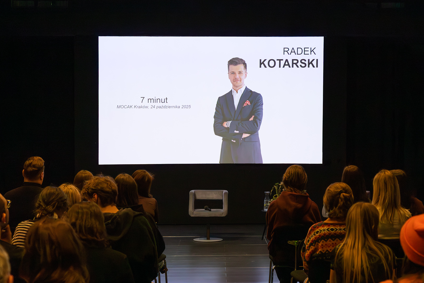 //7 minut.// Spotkanie z kolekcjonerem Radosławem Kotarskim, MOCAK, 25.10.2025, fot. Rafał Sosin 