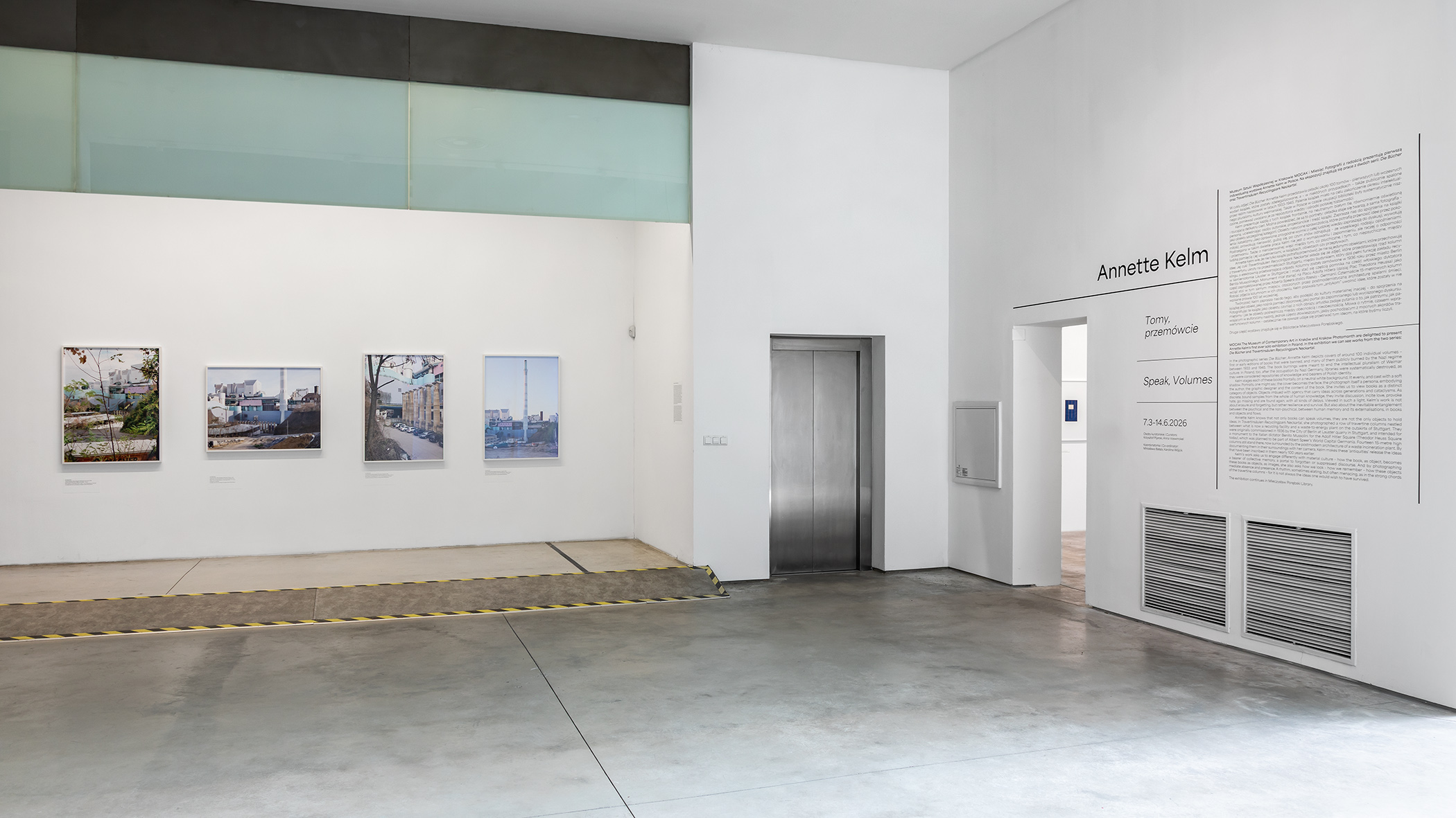 //Annette Kelm. Tomy, przemówcie//, MOCAK, 7.3–14.6.2026, fot. R. Sosin