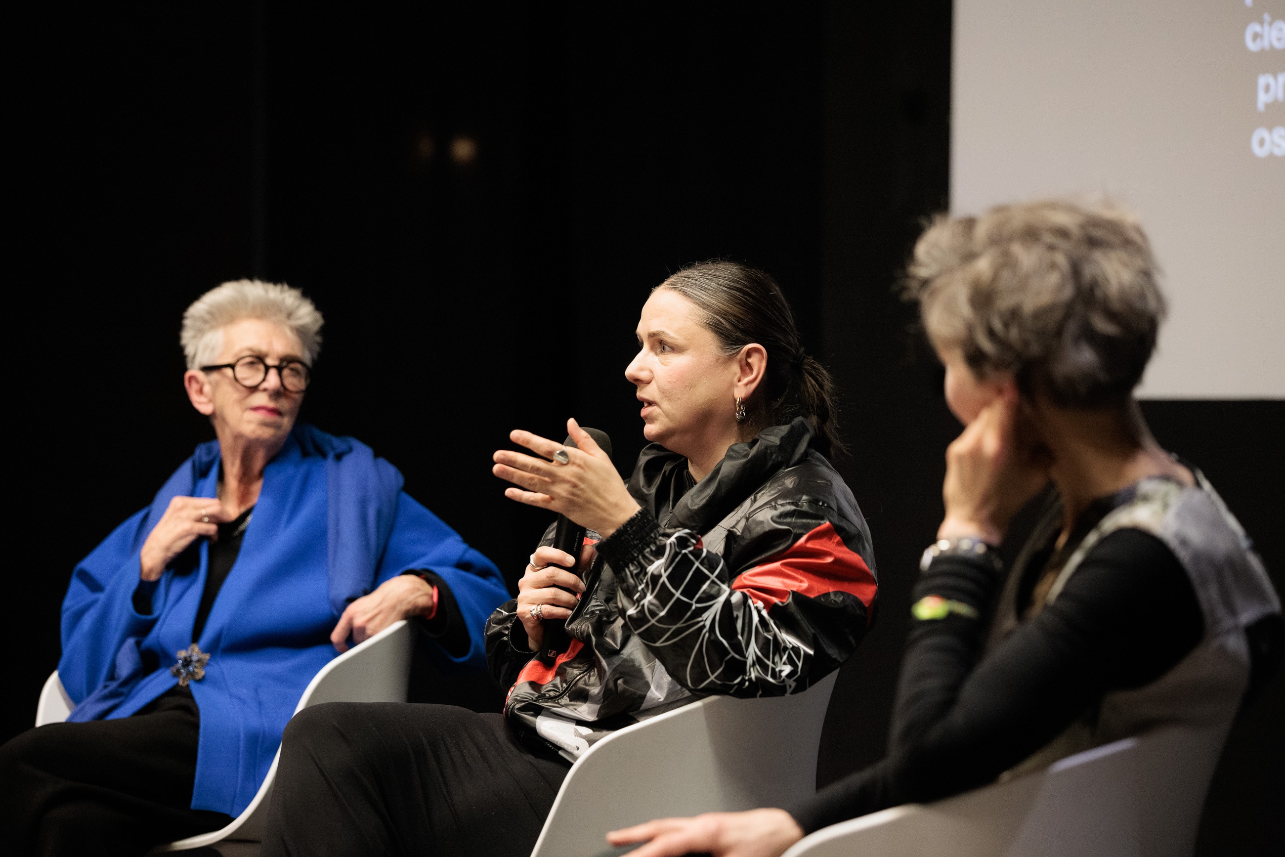 //Muzeum i troska.// Dyskusja. MOCAK, 21.4.2025, fot. Szymon Sokołowski