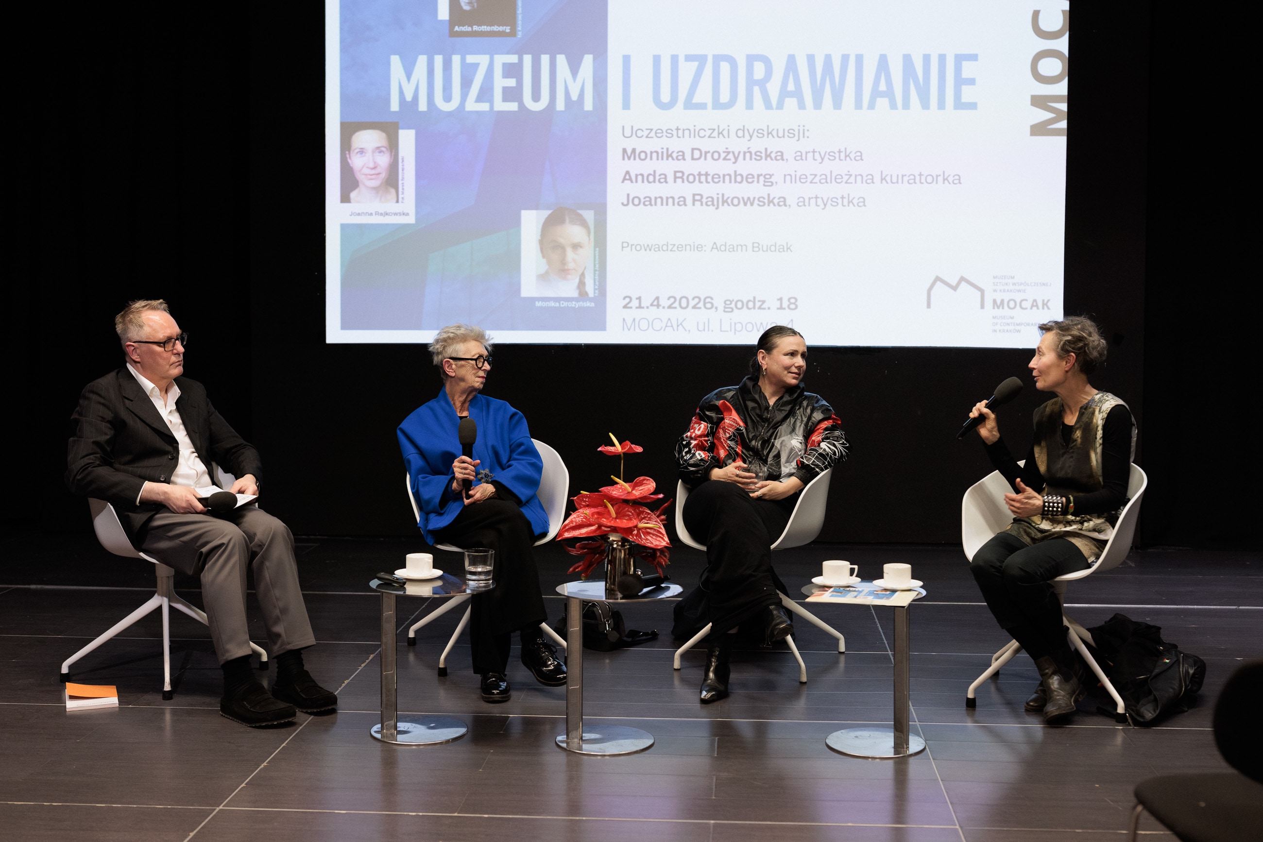 //Muzeum i troska.// Dyskusja. MOCAK, 21.4.2025, fot. Szymon Sokołowski