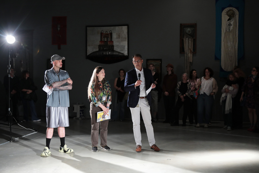 Otwarcie wystawy //Stan posiadania. Topografia kolekcji MOCAK-u. Część I//, 24.7.2026, fot. Justyna Krzyśków