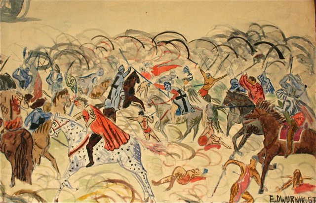 Edward Dwurnik, Bitwa pod Grunwaldem, 1957