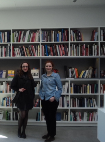 16.04.2013, //Zamieszkać z obrazem. Biblioteka jako przestrzeń i zadanie dla muzeum.// Ćwiczenia mgr Aleksandry Janus w ramach przedmiotu "Kultura literacka a kultura audiowizualna" dla studentów specjalności antropologiczno-kulturowej Wydziału Polonistyki UJ. Fot. M. Mazik