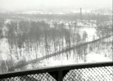 Józef Robakowski, a frame from the film I Am Going..., 1973