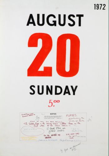 Maria Michałowska, 7 Diary Pages, 19722