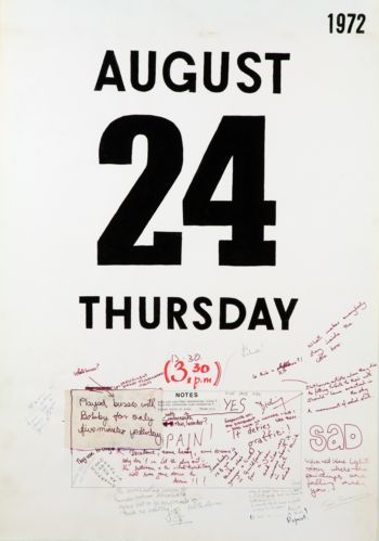 Maria Michałowska, 7 Diary Pages, 19723