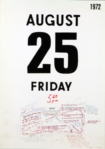 Maria Michałowska, 7 Diary Pages, 19724