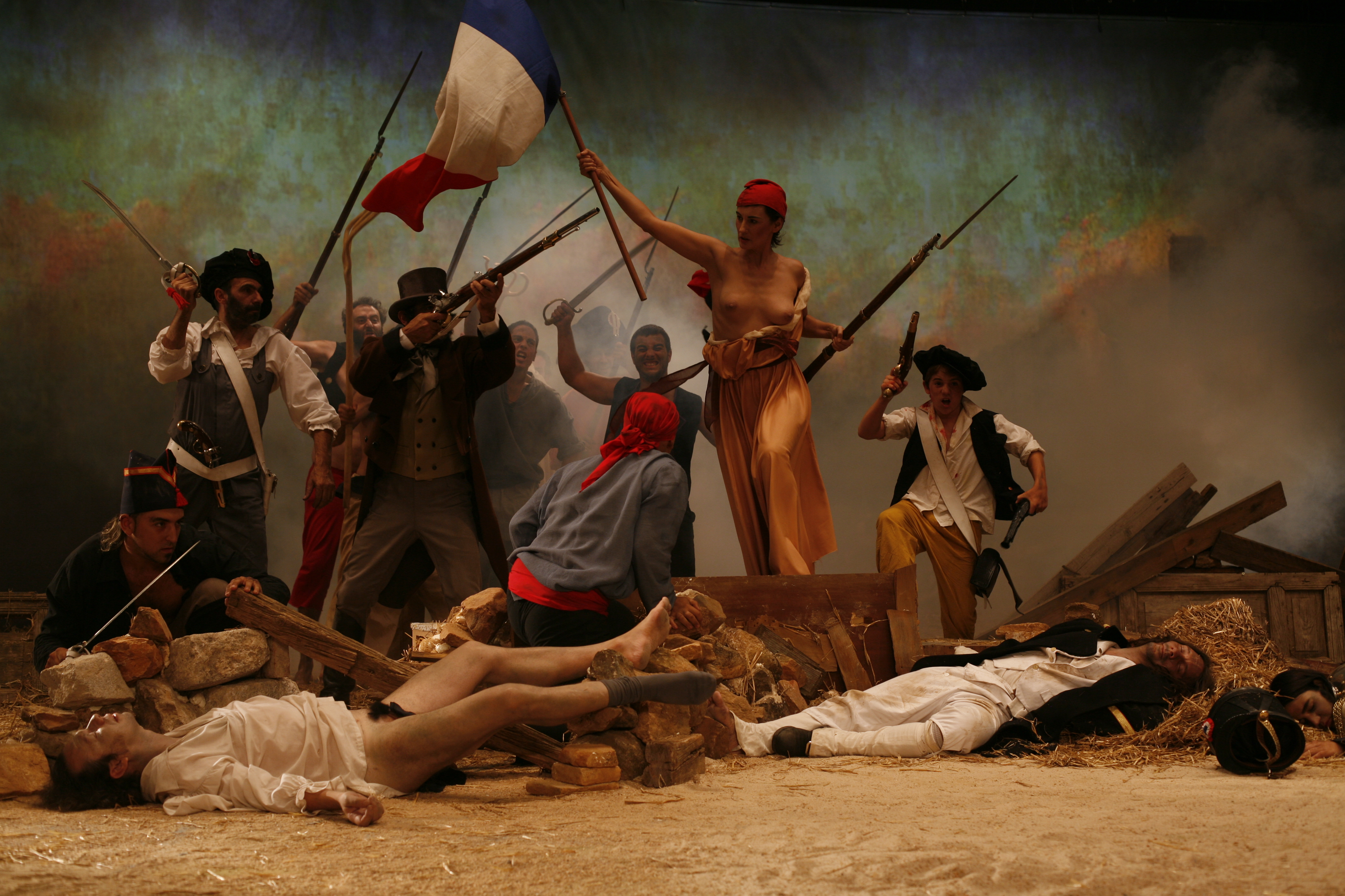 Cristina Lucas, //Wolność wiodąca lud (La Liberté Raisonnée)//, 2009, wideo, dzięki uprzejmości Juana De Aizpuru Gallery, Madryt
