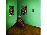 Mateusz Szczypiński, //Balance of Lost Time//, 2012, collage, oil / canvas2